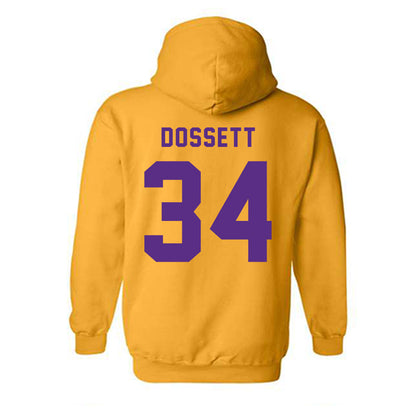 LSU - NCAA Football : Mason Dossett - Classic Shersey Hooded Sweatshirt-1