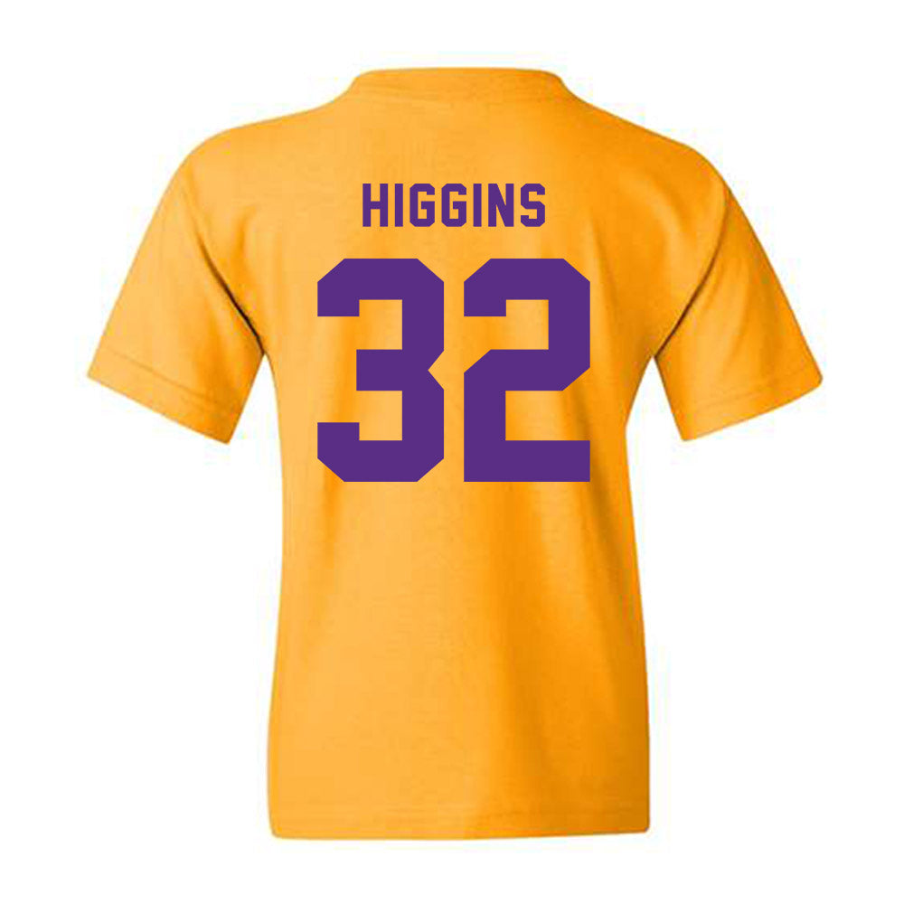 LSU - NCAA Football : Gavin Higgins - Classic Shersey Youth T-Shirt-1