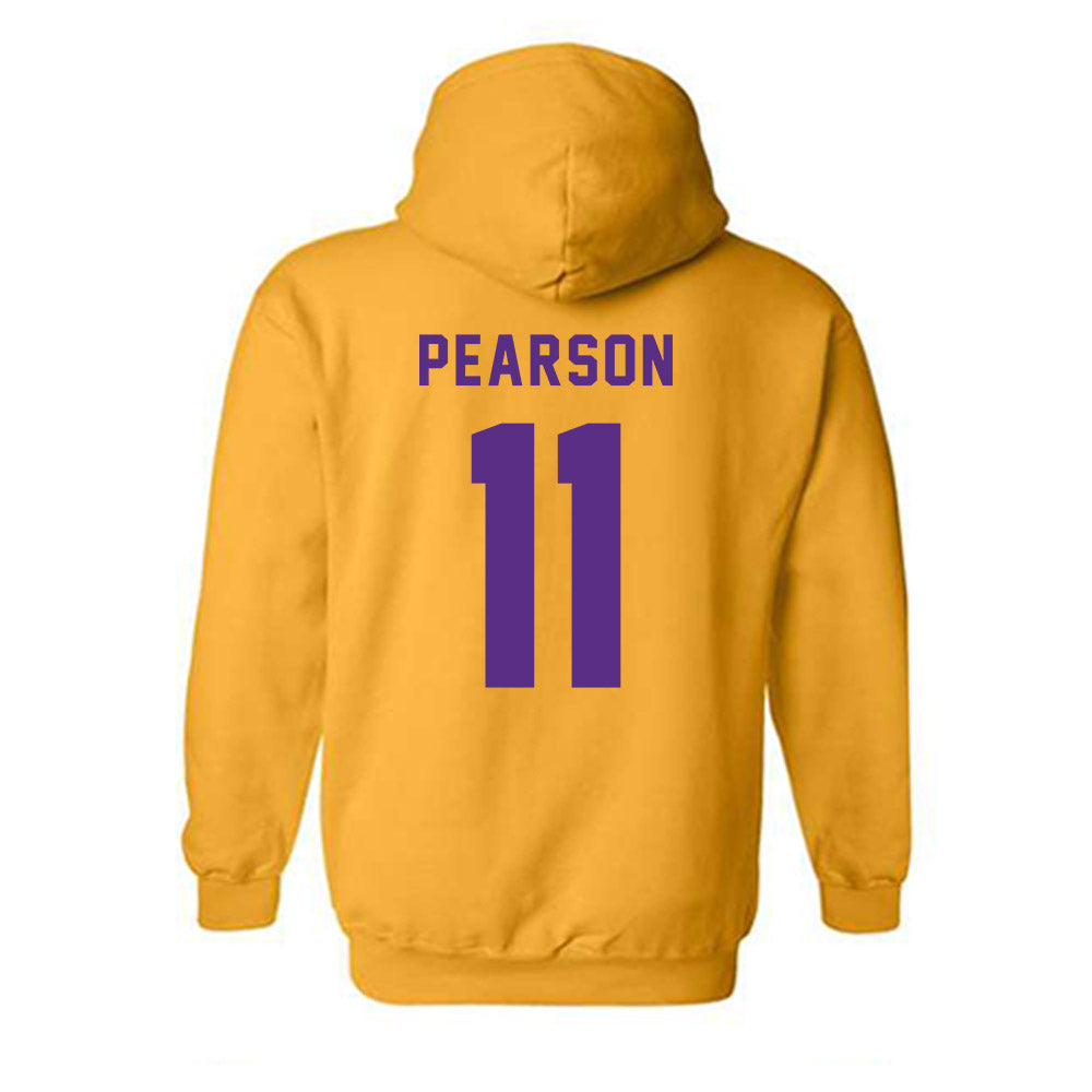 LSU - NCAA Baseball : Josh Pearson - Classic Shersey Hooded Sweatshirt-1