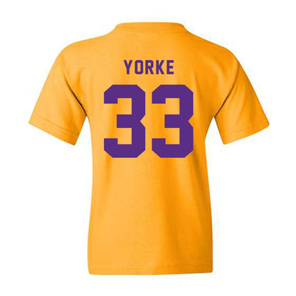 LSU - NCAA Baseball : Zach Yorke - Classic Shersey Youth T-Shirt-1