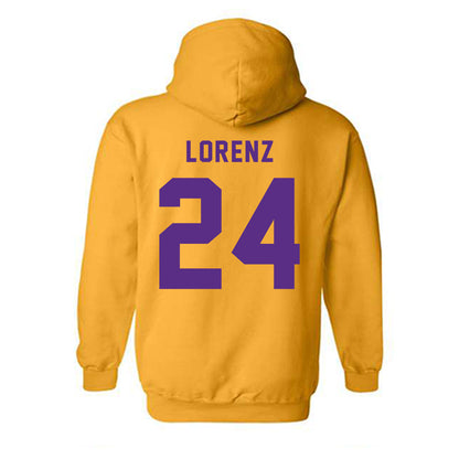 LSU - NCAA Softball : Charlize Lorenz - Classic Shersey Hooded Sweatshirt-1