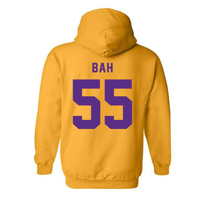 LSU - NCAA Football : Aliou Bah - Classic Shersey Hooded Sweatshirt-1