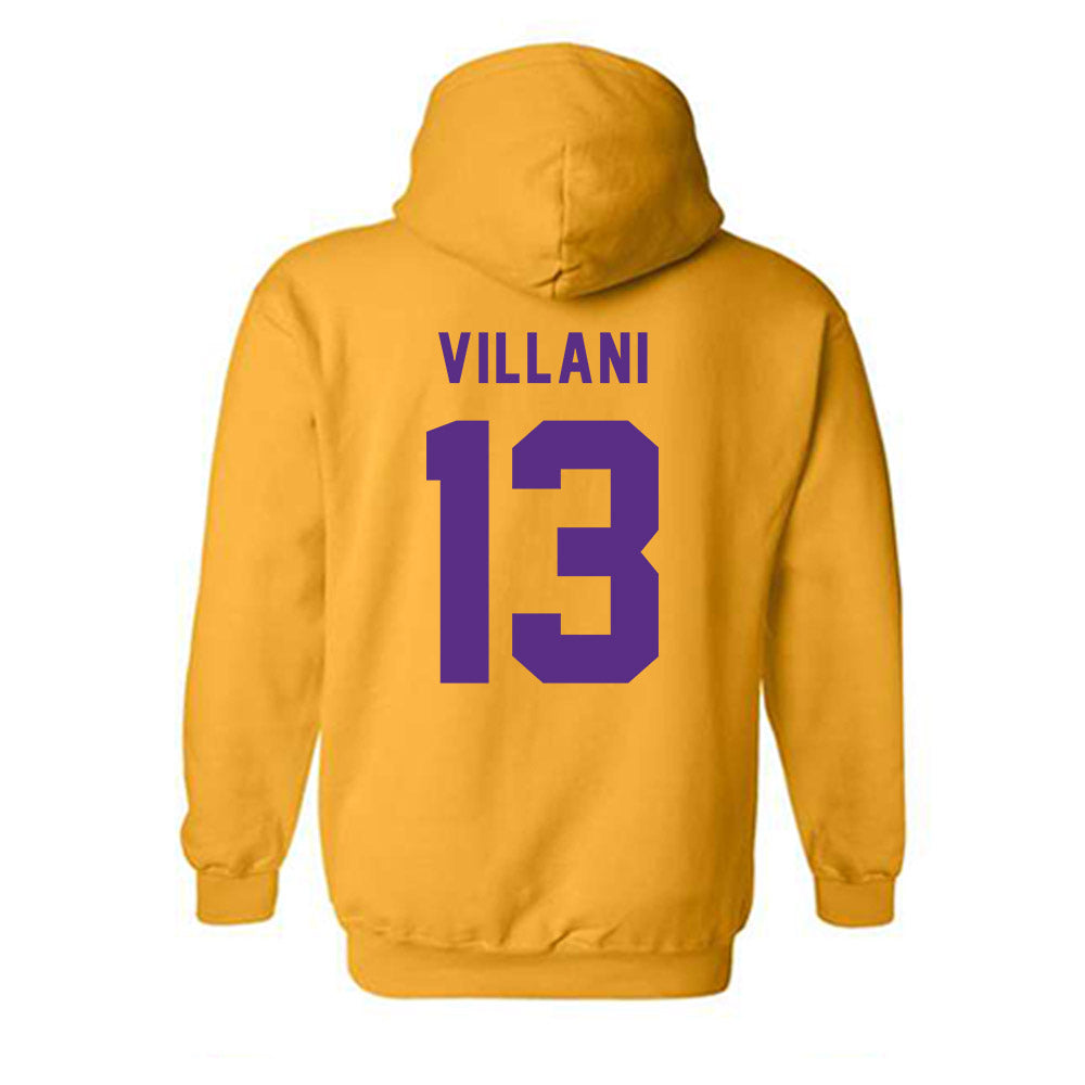 LSU - NCAA Women's Volleyball : Martina Villani - Classic Shersey Hooded Sweatshirt-1