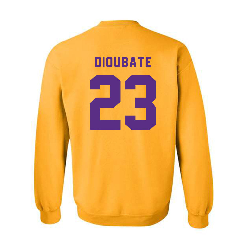 LSU - NCAA Men's Basketball : Mouhamed Dioubate - Classic Shersey Crewneck Sweatshirt-1