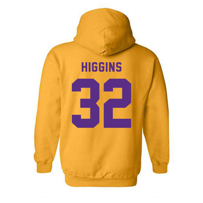 LSU - NCAA Football : Gavin Higgins - Classic Shersey Hooded Sweatshirt-1