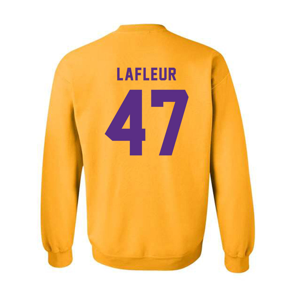 LSU - NCAA Football : JD LaFleur - Classic Shersey Crewneck Sweatshirt-1