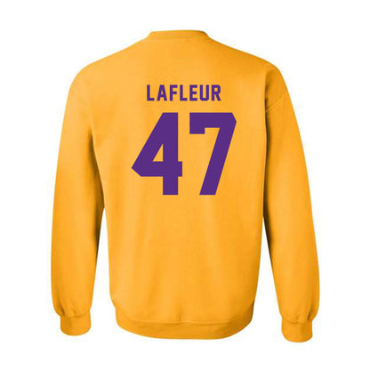 LSU - NCAA Football : JD LaFleur - Classic Shersey Crewneck Sweatshirt-1