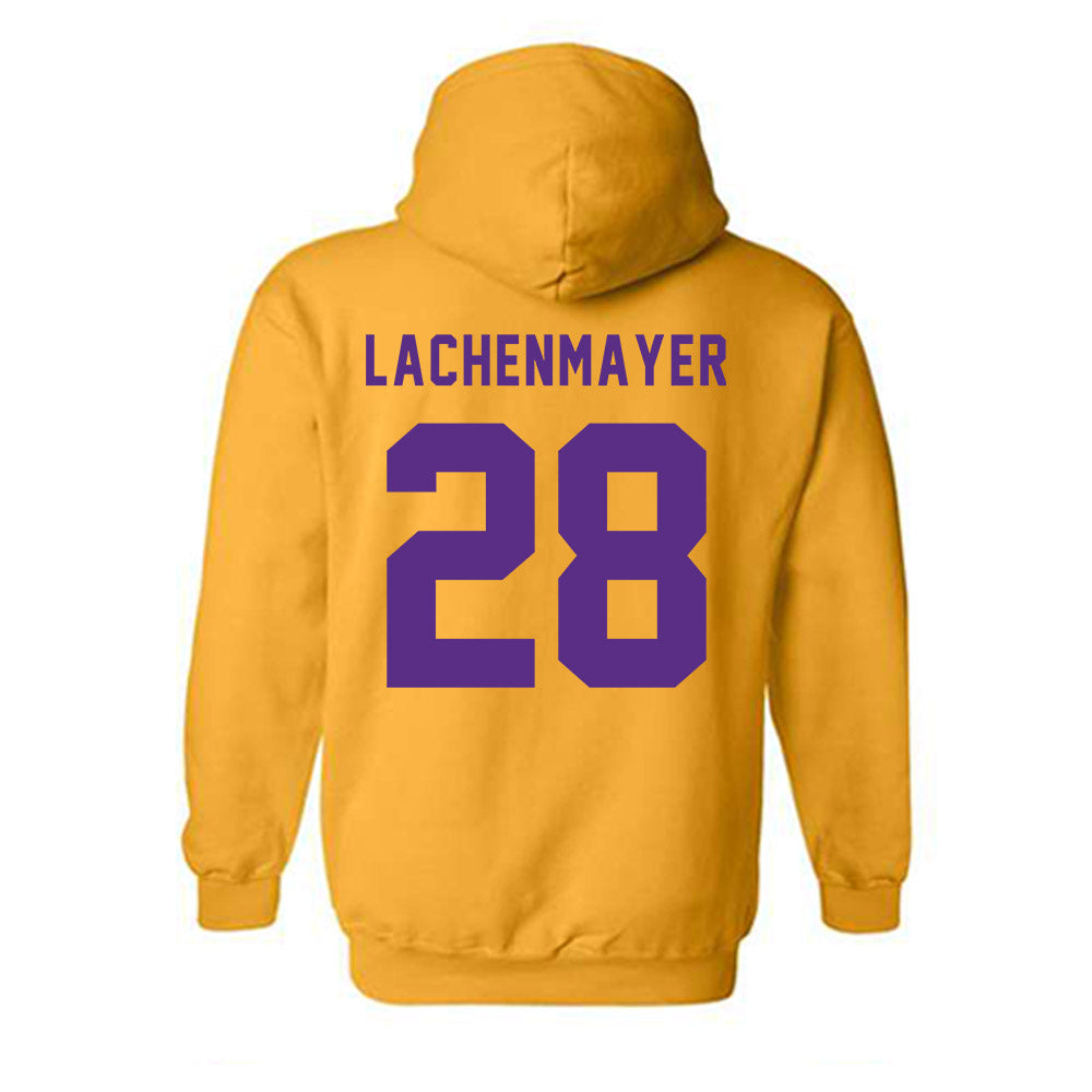 LSU - NCAA Baseball : Danny Lachenmayer - Classic Shersey Hooded Sweatshirt-1
