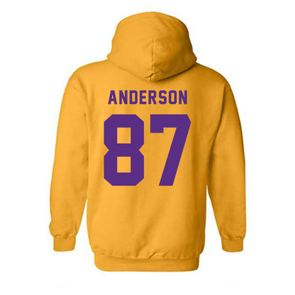 LSU - NCAA Football : JC Anderson - Classic Shersey Hooded Sweatshirt-1