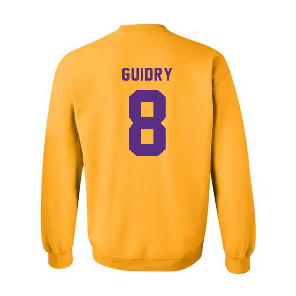 LSU - NCAA Baseball : Gavin Guidry - Classic Shersey Crewneck Sweatshirt-1