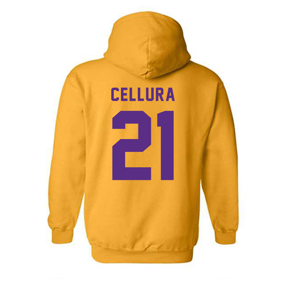 LSU - NCAA Softball : Cece Cellura - Classic Shersey Hooded Sweatshirt-1