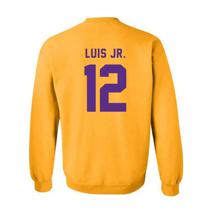 LSU - NCAA Men's Basketball : RJ Luis Jr. - Classic Shersey Crewneck Sweatshirt-1