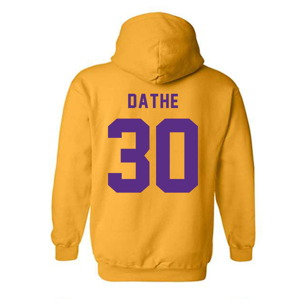 LSU - NCAA Baseball : Dax Dathe - Classic Shersey Hooded Sweatshirt-1