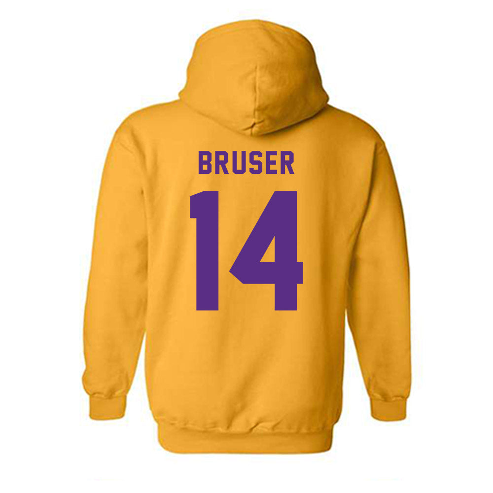LSU - NCAA Women's Soccer : Annaleigh Bruser - Classic Shersey Hooded Sweatshirt-1