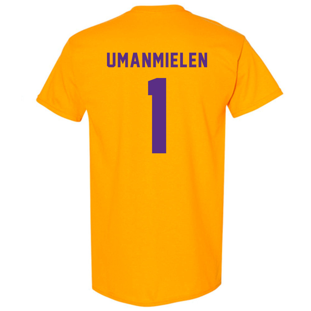 LSU - NCAA Football : Princewill Umanmielen - Classic Shersey T-Shirt-1