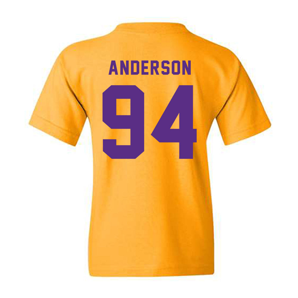 LSU - NCAA Football : Richard Anderson - Classic Shersey Youth T-Shirt-1