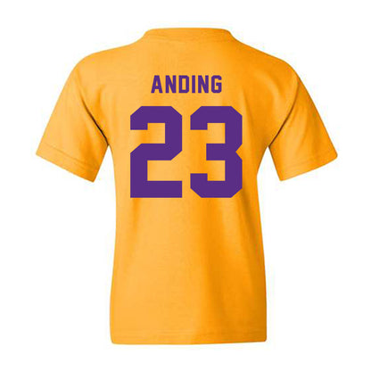 LSU - NCAA Football : Aidan Anding - Classic Shersey Youth T-Shirt-1