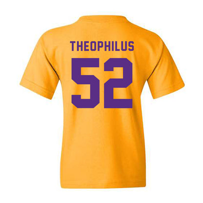 LSU - NCAA Baseball : Zion Theophilus - Classic Shersey Youth T-Shirt-1