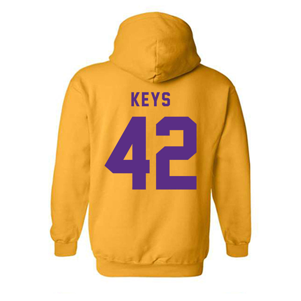 LSU - NCAA Football : Davhon Keys - Classic Shersey Hooded Sweatshirt-1