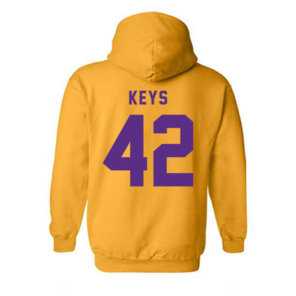 LSU - NCAA Football : Davhon Keys - Classic Shersey Hooded Sweatshirt-1