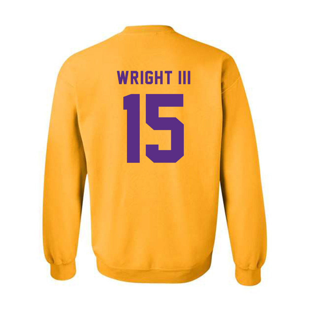LSU - NCAA Football : Phillip Wright III - Classic Shersey Crewneck Sweatshirt-1