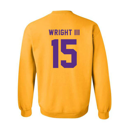 LSU - NCAA Football : Phillip Wright III - Classic Shersey Crewneck Sweatshirt-1