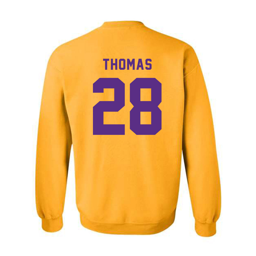 LSU - NCAA Football : Jhase Thomas - Classic Shersey Crewneck Sweatshirt-1