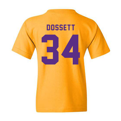 LSU - NCAA Football : Mason Dossett - Classic Shersey Youth T-Shirt-1