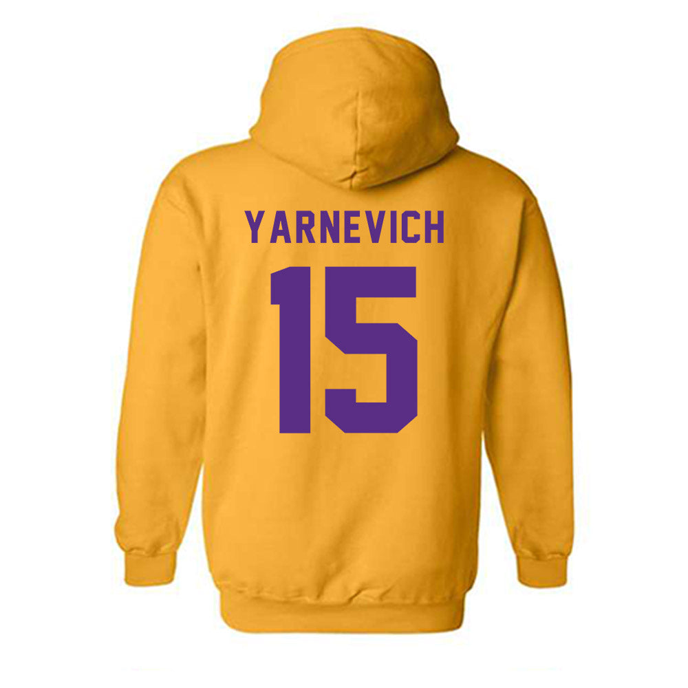 LSU - NCAA Women's Basketball : Meghan Yarnevich - Classic Shersey Hooded Sweatshirt-1