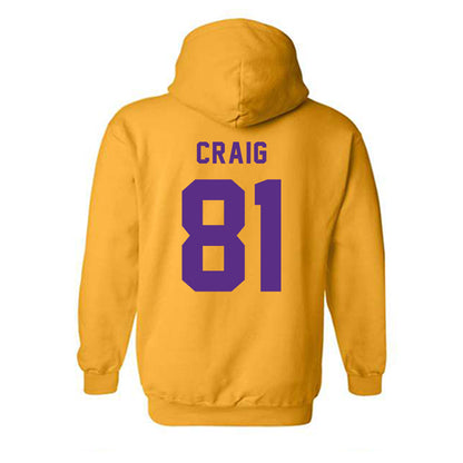 LSU - NCAA Football : Landon Craig - Classic Shersey Hooded Sweatshirt-1