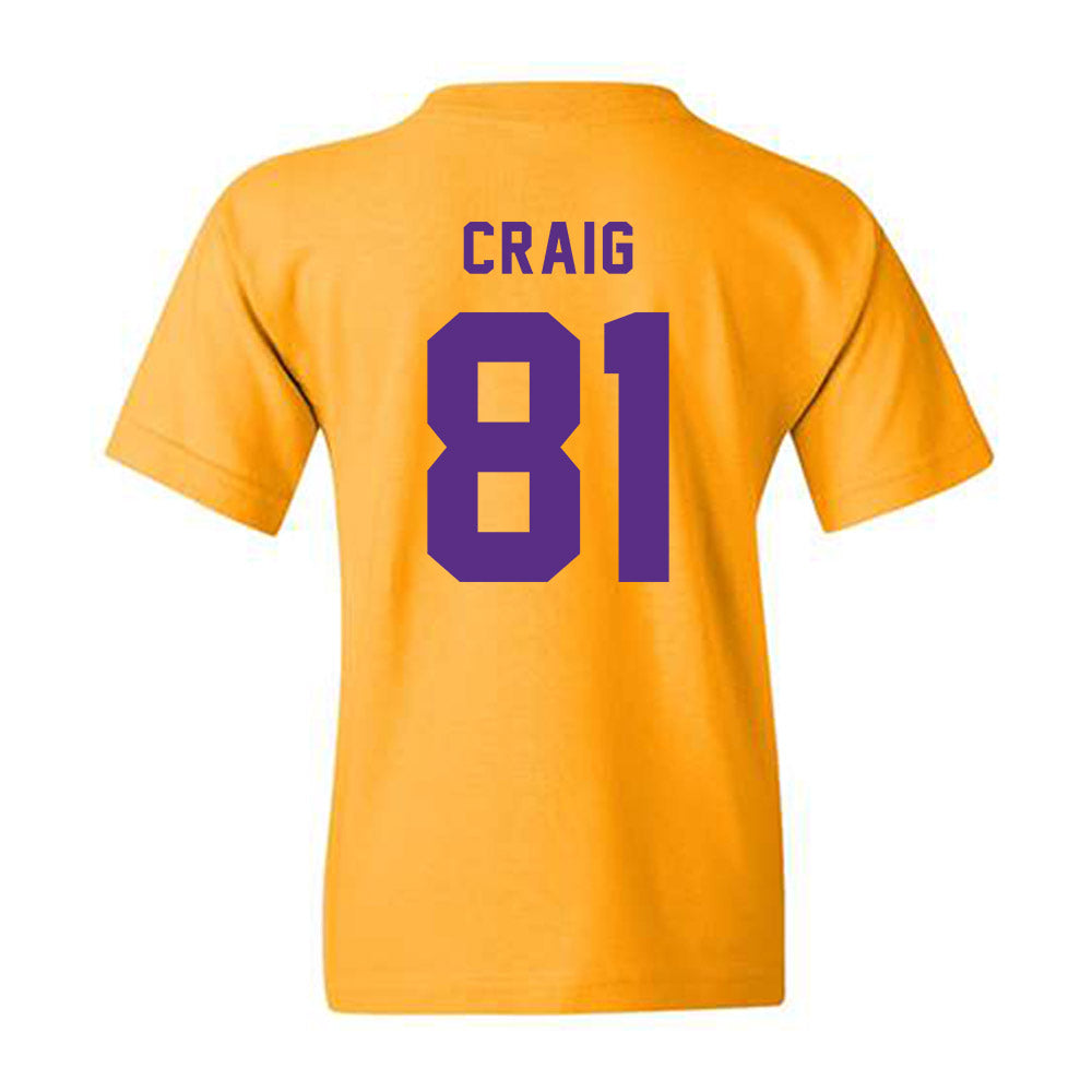 LSU - NCAA Football : Landon Craig - Classic Shersey Youth T-Shirt-1
