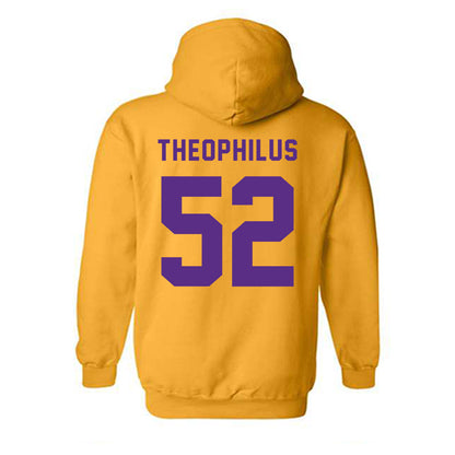 LSU - NCAA Baseball : Zion Theophilus - Classic Shersey Hooded Sweatshirt-1