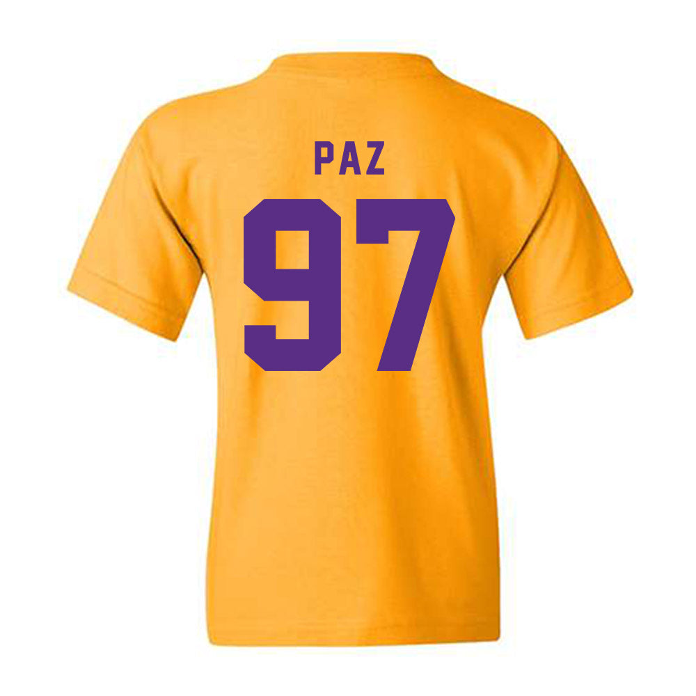 LSU - NCAA Baseball : Marcos Paz - Classic Shersey Youth T-Shirt-1