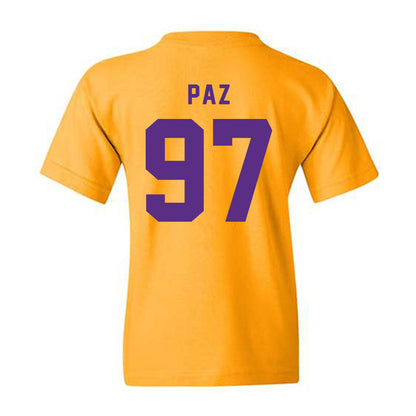 LSU - NCAA Baseball : Marcos Paz - Classic Shersey Youth T-Shirt-1