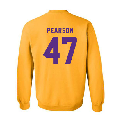 LSU - NCAA Baseball : John Pearson - Classic Shersey Crewneck Sweatshirt-1