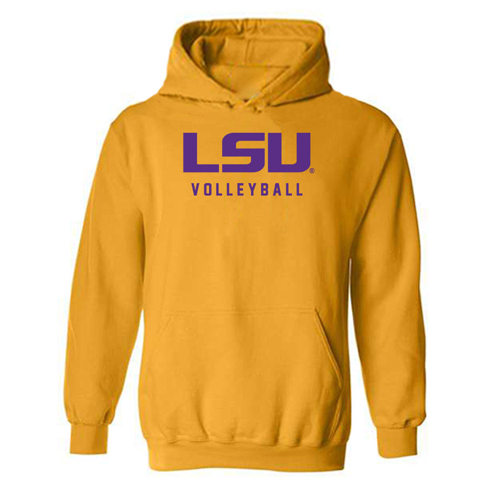 LSU - NCAA Women's Volleyball : Martina Villani - Classic Shersey Hooded Sweatshirt-0