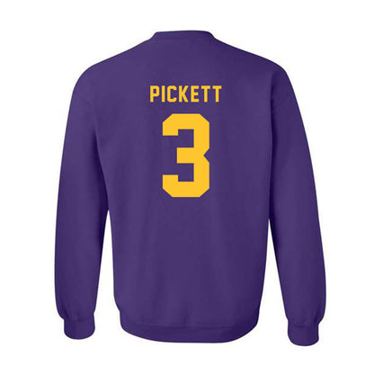 LSU - NCAA Football : DJ Pickett - Classic Shersey Crewneck Sweatshirt-1