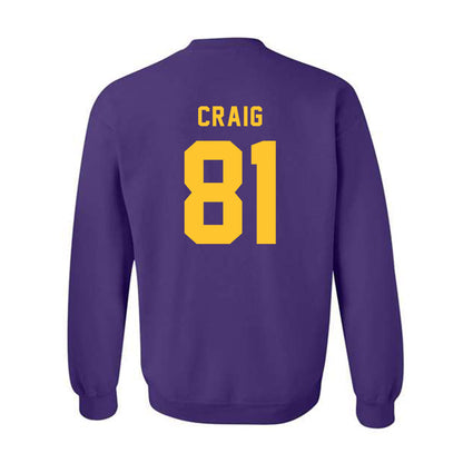 LSU - NCAA Football : Landon Craig - Classic Shersey Crewneck Sweatshirt-1