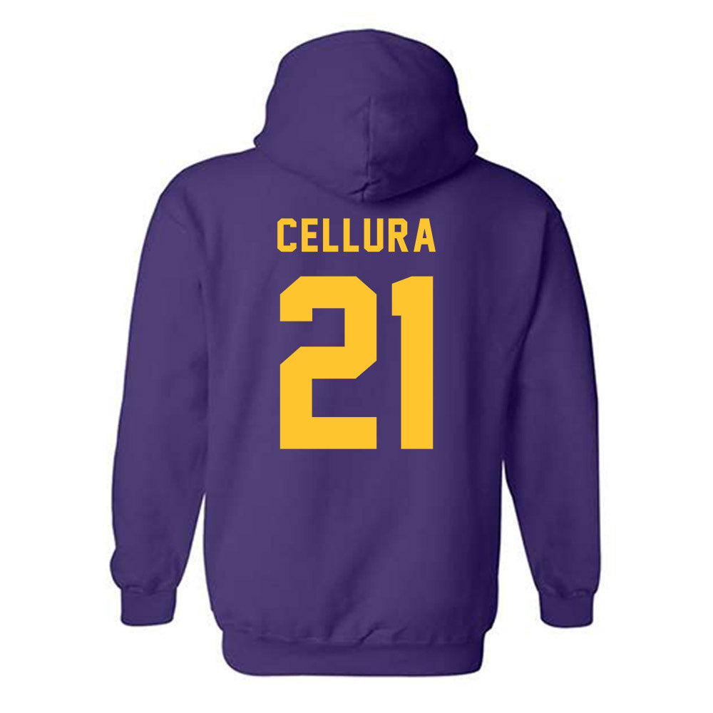 LSU - NCAA Softball : Cece Cellura - Classic Shersey Hooded Sweatshirt-1