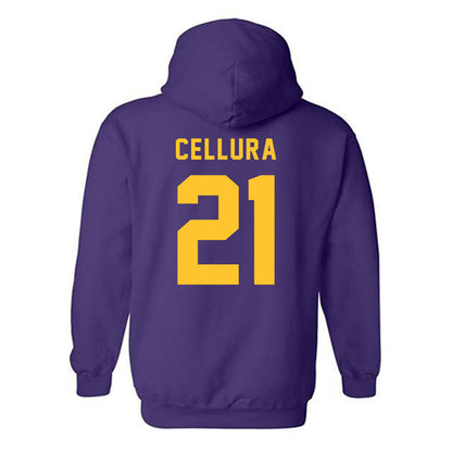 LSU - NCAA Softball : Cece Cellura - Classic Shersey Hooded Sweatshirt-1
