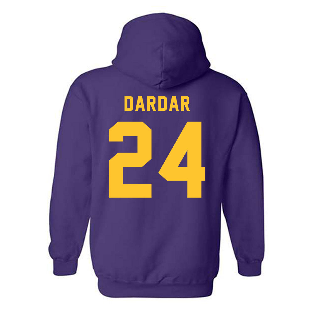 LSU - NCAA Baseball : Seth Dardar - Classic Shersey Hooded Sweatshirt-1