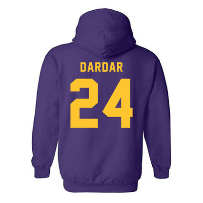 LSU - NCAA Baseball : Seth Dardar - Classic Shersey Hooded Sweatshirt-1
