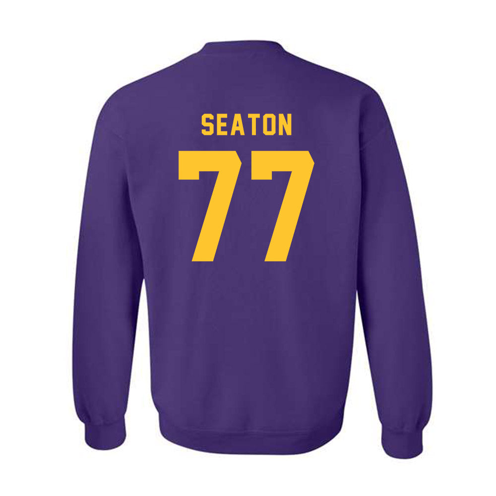 LSU - NCAA Football : Jordan Seaton - Classic Shersey Crewneck Sweatshirt-1