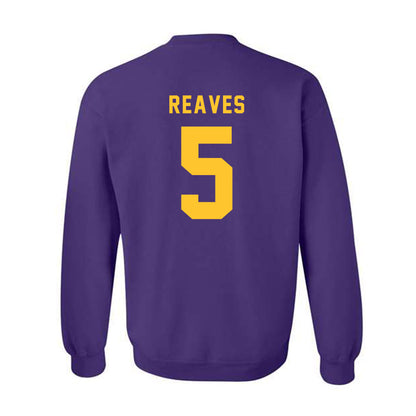 LSU - NCAA Baseball : Tanner Reaves - Classic Shersey Crewneck Sweatshirt-1