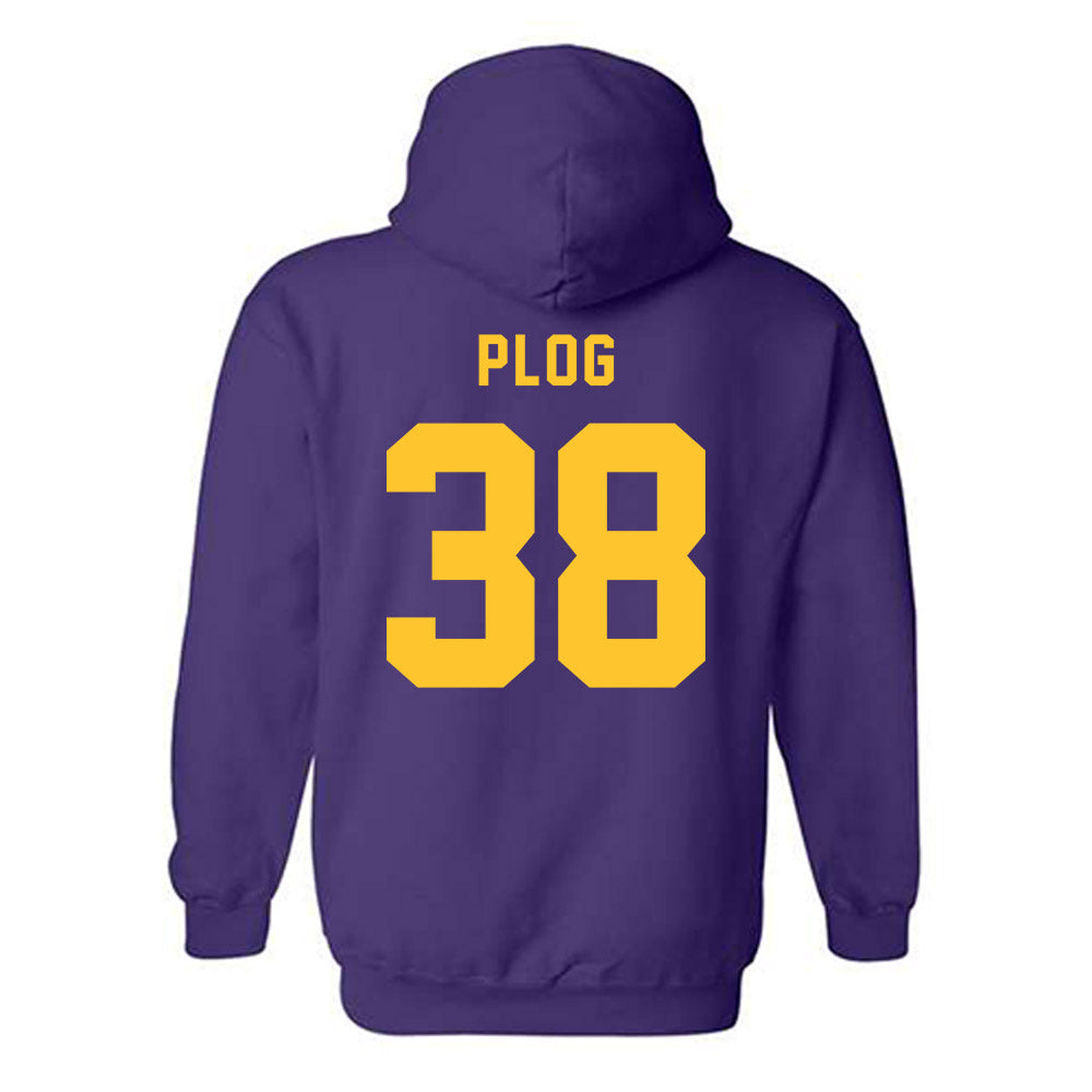 LSU - NCAA Baseball : Ethan Plog - Classic Shersey Hooded Sweatshirt-1