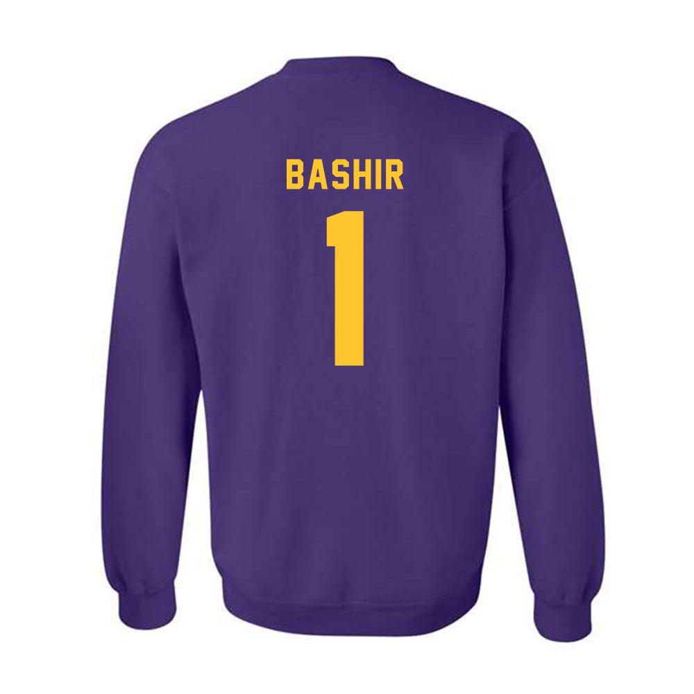 LSU - NCAA Men's Basketball : Abdi Bashir - Classic Shersey Crewneck Sweatshirt-1
