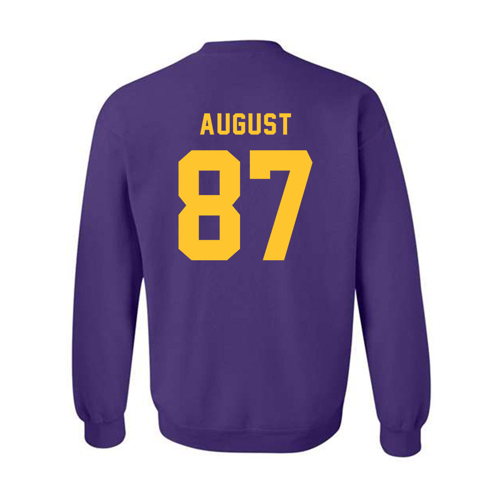 LSU - NCAA Football : Joey August - Classic Shersey Crewneck Sweatshirt-1