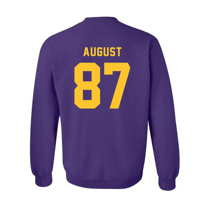 LSU - NCAA Football : Joey August - Classic Shersey Crewneck Sweatshirt-1