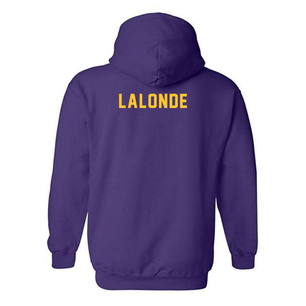 LSU - NCAA Women's Swimming & Diving : Morgan Lalonde - Classic Shersey Hooded Sweatshirt-1