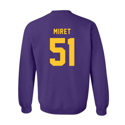LSU - NCAA Football : Ryan Miret - Classic Shersey Crewneck Sweatshirt-1